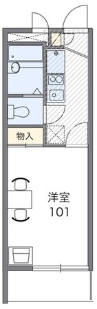 レオパレスミグニッツの物件間取画像